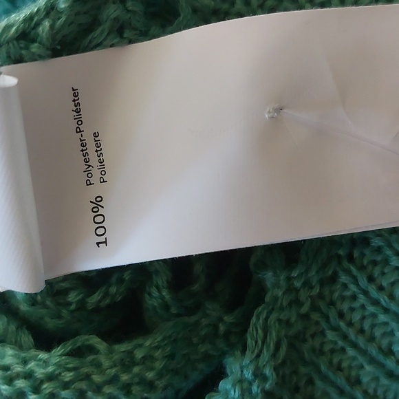 CUPSHE Crochet Cover Up Swimwear Scoop Neck Long Sleeve Boho Tunic Top Women M - Picture 6 of 8